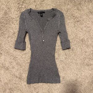 Sparkly stretchy INC sweater